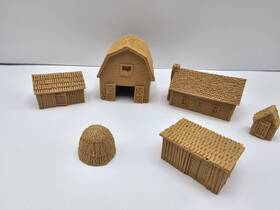 Ncv2500 Rustic Rails Read N Scale Village And Farm Series Buildings Barn