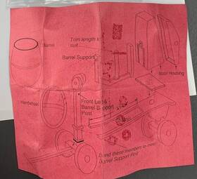 S&d Models Ov13 7mm / O Scale S&d 1930 Cement Mixer White Metal Kit O1881