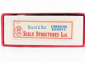 11511 Scale Structures Ltd Ho 1/87 Kit Board And Bat Crossing Shanty