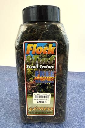 Ex896b Scenic Express Flock And Turf Dead Fall Forest Debris 32 Oz. Shaker Bottle