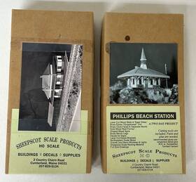668-1050 Sheepscot Philips Beach Station And North Hampton Ho Scale Two Kits