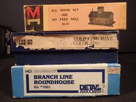 Cm-34 Simpson Kits Ho Hon3 Colorado Gold King Mine Feed Mill Branchline Roundhouse