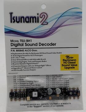 Tsu-bh1 Soundtraxx 885842 Digital Sound Decoder Alco Diesel