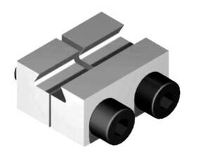250-sjc Split Jaw Code 250 Rail Clamp Stainless Steel Pack Of 60