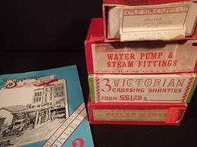 650-11123 Ss Ltd 4 Kits Ho Hon3 Scale Structures Water Pump Oil Loading Crossing Shaties Boiler