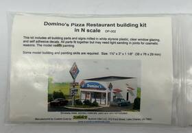 Dp-002 Summit N Scale Domino S Pizza Restaurant Building Kit Train Dp-002 Summit N Scale Domino S Pizza Restaurant Building Kit Train