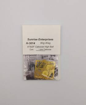 H-3014 Sunrise Wig-wag At&sf Caboose High Ball