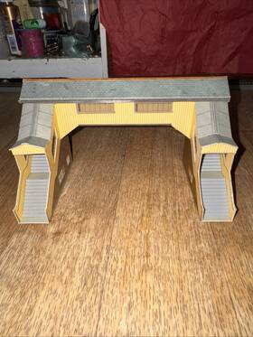 Sqa9 Superquick Oo Building Card Kit - Covered Footbridge A9 Build