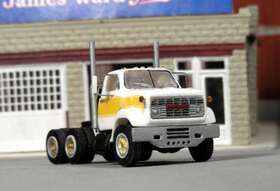 9500 Sylvan V-379 1/87 Ho 1971-77 Gmc Tandem Tractor Resin Kit 9500 Sylvan V-379 1/87 Ho 1971-77 Gmc Tandem Tractor Resin Kit
