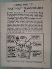 T110-5-50 Lionel Paper Instructions 8 T110-5-50 Lionel Paper Instructions 8