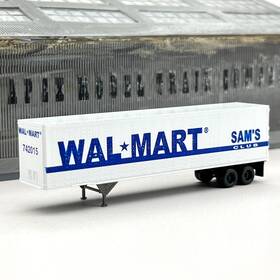 742015 The Freight Yard 9825b Premiere Editions N Scale Walmart Sams 45 Ft Cargo Dry Box Trailer