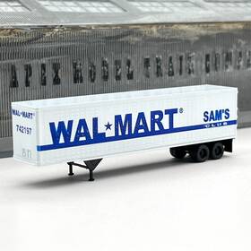 742197 The Freight Yard 9825c Premiere Editions N Scale Walmart Sams 45 Ft Cargo Dry Box Trailer