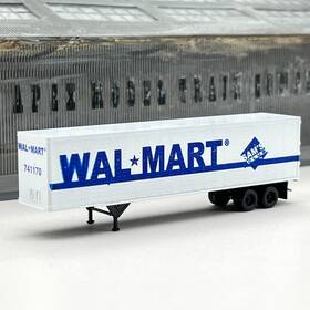741170 The Freight Yard 9835a Premiere Editions N Scale Walmart Sams 45 Ft Cargo Dry Box Trailer