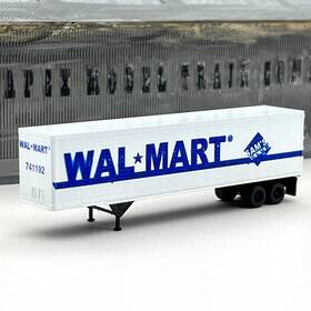 741192 The Freight Yard 9835c Premiere Editions Wal-mart Sams 45 Ft Cargo Dry Box Trailer N Scale
