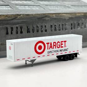 483330 The Freight Yard 9839a Premiere Editions N Scale Target 45 Ft Cargo Dry Box Trailer