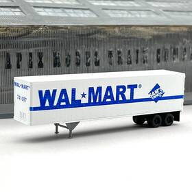 741087 The Freight Yard 9916c Premiere Editions Wal-mart Sams 45 Ft Cargo Dry Box Trailer N Scale