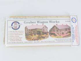 10017 The N Scale Architect Laser Kit #10017 Gruber Wagon Works Building