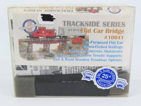 10041 The N Scale Architect Trackside Kit #10041 Converted Flat Car Bridge