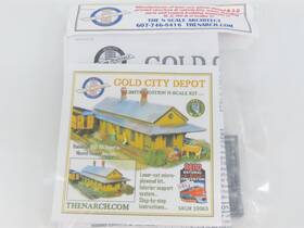 10063 The N Scale Architect Laser Kit #10063 Gold City Depot Building