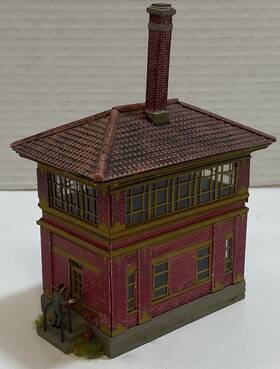 40012 The N Scale Architect Ho Johnsonville Tower Laser-cut Assembled Wood Kit Lights