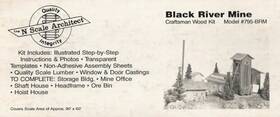 795-brm The N Scale Architect Black River Mine Wood Craftsman Kit