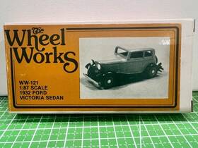Ww-121 The Wheel Works Ho - 1932 Ford Victoria Sedan Cl- Metal Kit Nos Mib