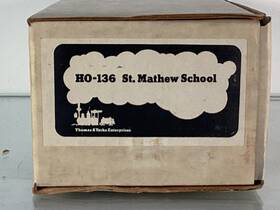 Ho-136 Thomas A. Yorke Enterprises #ho-136 St. Mathew School #136 - Really Fine Ho Scale Miniature Kit