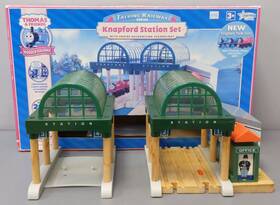 Lc98754 Thomas & Friends And O Knapford Station Set With Talking Railway Ex/box