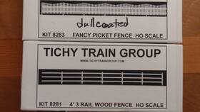 3-rail Tichy Train Group 8281 Mixed Box Of Ho And Picket Style Fencing By 3-rail Tichy Train Group 8281 Mixed Box Of Ho And Picket Style Fencing By