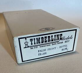 Ff-109 Timberline Wood Model Kit False Front Hotel Ho Scale