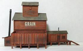 No.118-595 Timberline No. 134-1195 Grain Elevator Ho Scale