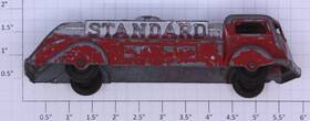 0919-20 Tootsietoy Vintage Diecast Inch Standard Tanker Truck