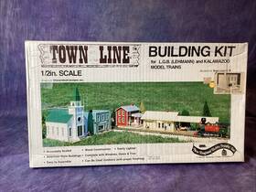 Ne2002 Town Line Outdoor G Scale 1 22.5 General Store Railroad Dark Red Asa