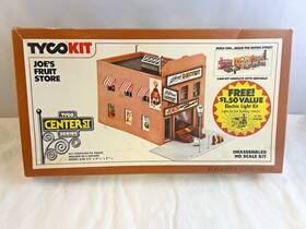 7797b Tyco Center St Series Joes Fruit Store Ho Scale Building Kit #7797b Open Box 7797b Tyco Center St Series Joes Fruit Store Ho Scale Building Kit #7797b Open Box