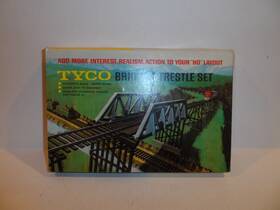 7909-349 Tyco Ho Scale 33 Pc. Bridge And Trestle Set Complete C-5