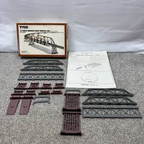 909s Tyco 906s Ho Scale 17 Piece Bridge And Trestle Set Box Instructions Extra Pieces 909s Tyco 906s Ho Scale 17 Piece Bridge And Trestle Set Box Instructions Extra Pieces