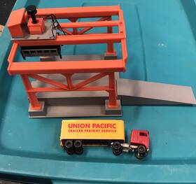 Aftb15 Tyco Piggyback Loader And Unloader Depot Ho Scale V