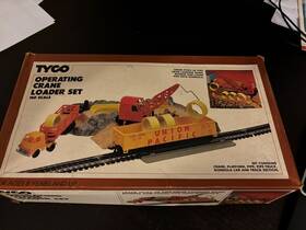 Tyc900 Tyco Ho Scale Operating Crane Loader Set Union Pacific #900 - Truck Missing