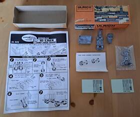 931-504 Ulrich Vintage Ho Scale Kenworth Dump Truck #931-504 Diecast Metal Kit In Box