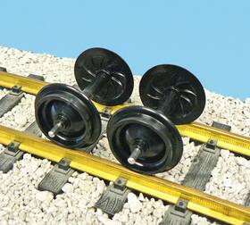 R2040 Usa Trains G Wheels And Axle Set-solid Plastic Pack Of 2