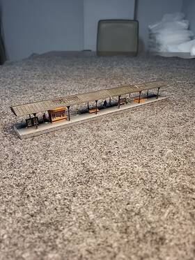 19995 Vollmer 19994/19995 N Scale # 19994/1995 Train Station Platform Figurines Fully Assembled