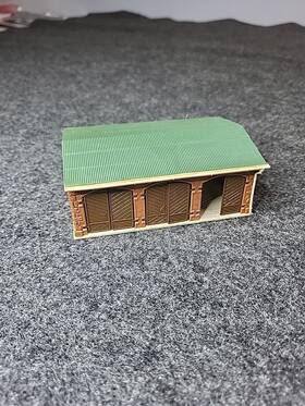 21359 Vollmer N Scale 1 /160 Garage Vehicle Hall Showroom Fully Assembled