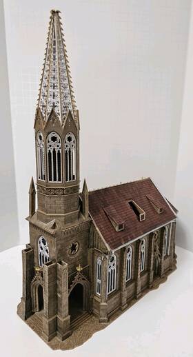 21548 Vollmer Ho Cathedral Church Stuttgart-berg - 1 87 Built Look/review 21548 Vollmer Ho Cathedral Church Stuttgart-berg - 1 87 Built Look/review