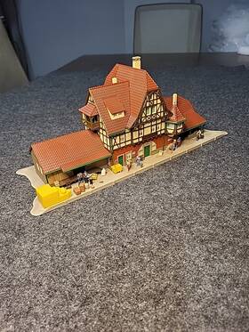 43510 Vollmer 22625 Ho /43510 Beautiful Neuffen Train Station Fully Assembled