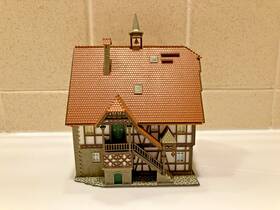 24015 Vollmer Built #24015 N Scale 1 160 Timber Old Town 4 Story German House