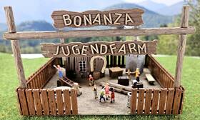 3604 Vollmer Built Ho Scale Kid S Playground Inch Bonanza With 11 Preiser Figures #3604