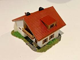 3701 Vollmer Finished Model H0 Scale Haus Bergblick House Mountain View