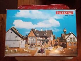 3737 Vollmer Ho Large European Farmstead Set 5 Kits Mib Vintage Made Western Germany