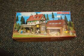3799 Vollmer # Ho Unbuilt Model Kit Lumber Sawmill For Train Layouts