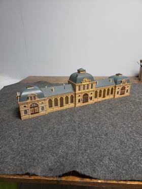 43505 Vollmer Ho #43505 Baden-baden Main Train Station Bahnhof Fully Assembled